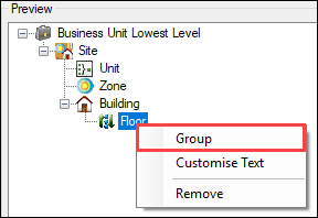 Group option